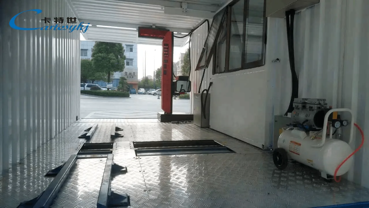 Mobile two-wheeled motorcycle inspection line project image 11