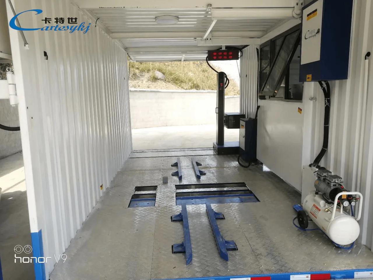 Mobile two-wheeled motorcycle inspection line project image 14