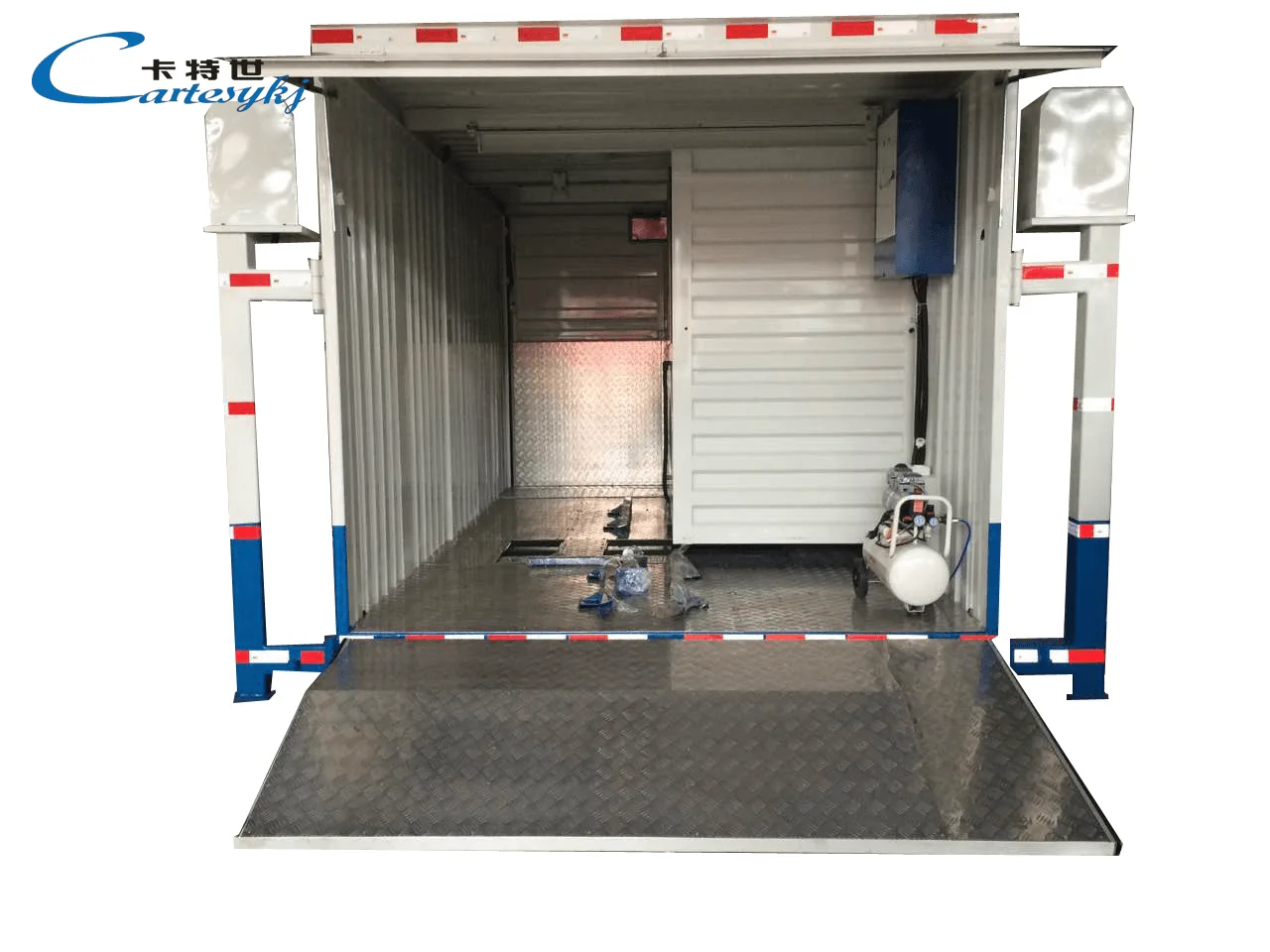 Mobile two-wheeled motorcycle inspection line project image 18