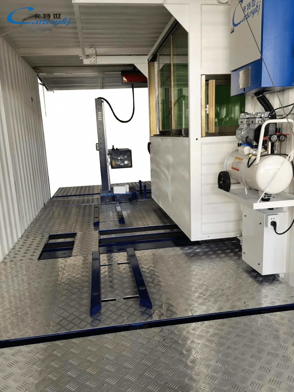 Mobile two-wheeled motorcycle inspection line project image 6