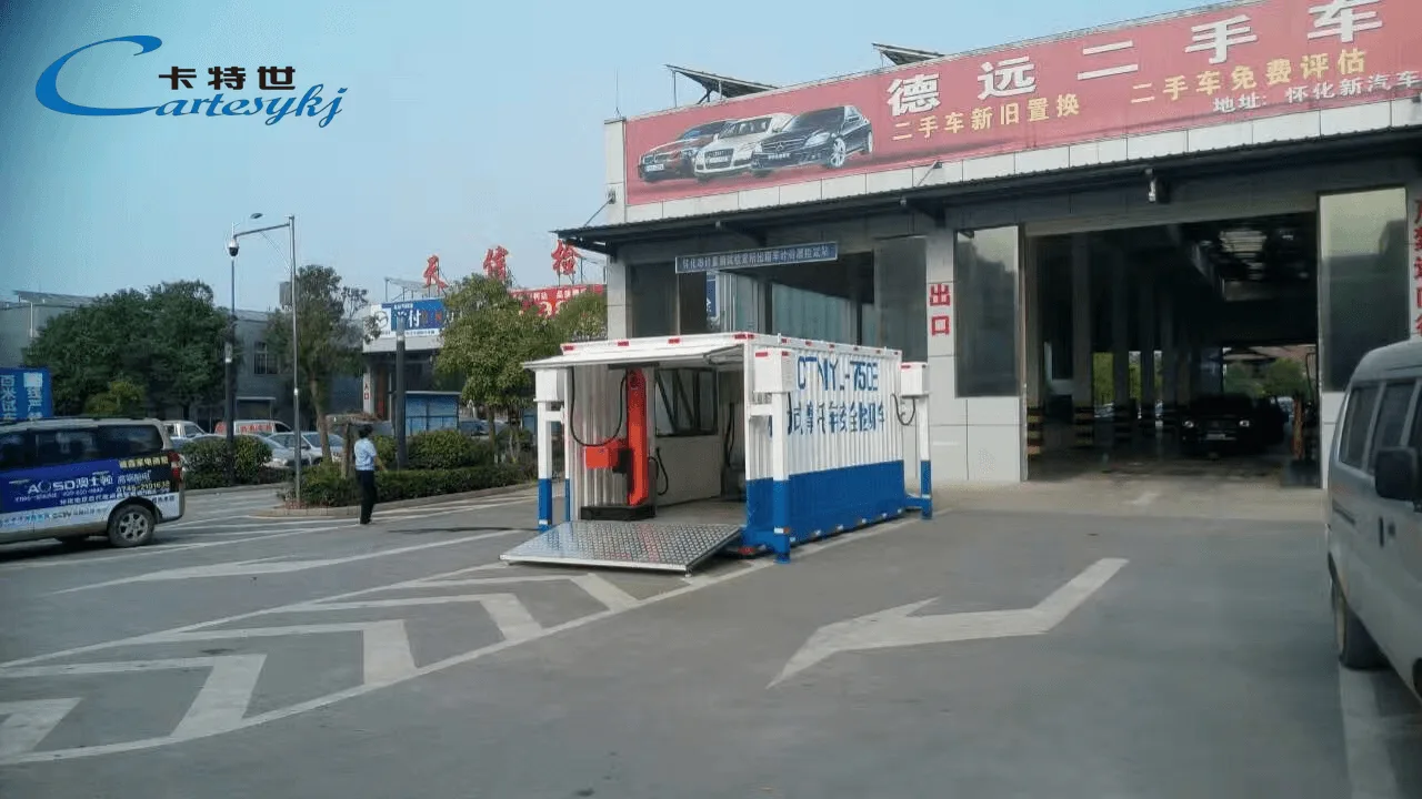 Mobile two-wheeled motorcycle inspection line project image 13